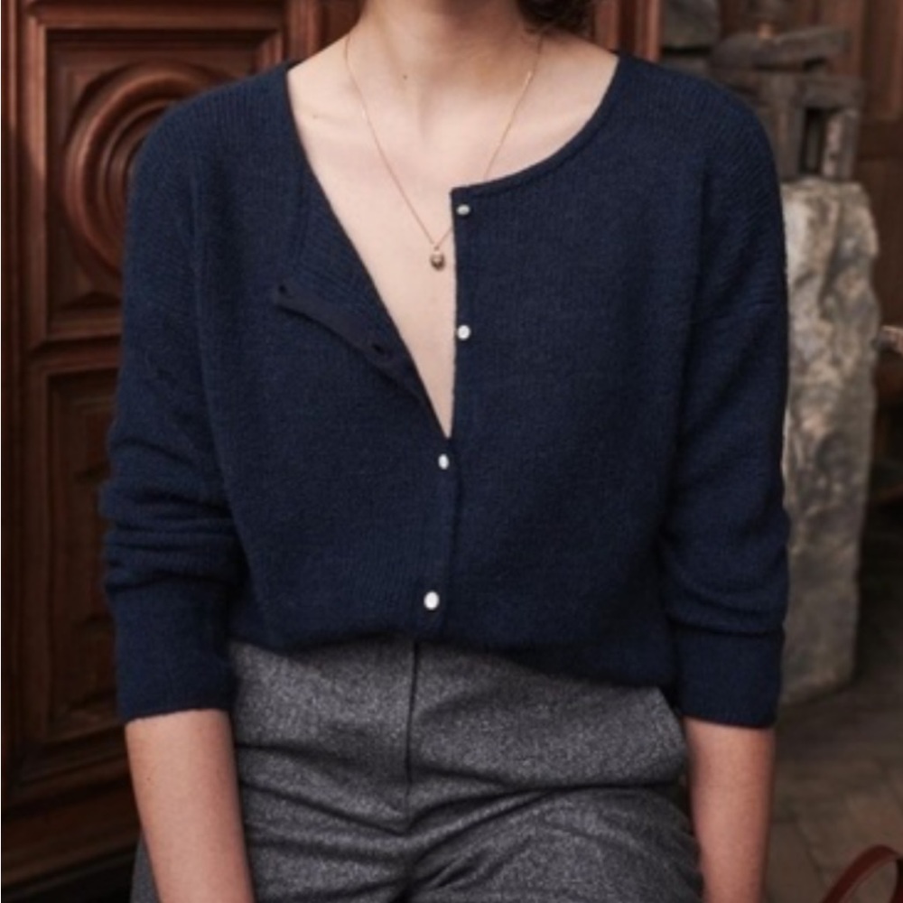 Sézane Gaspard Jumper - Navy
